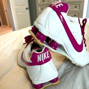 Nike Shox Classic II Vintage ALL LEATHER Sneaker ...White/Rave Pink